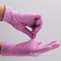 Guanti rivestiti di nitrile verde resistente ai chimici industriali